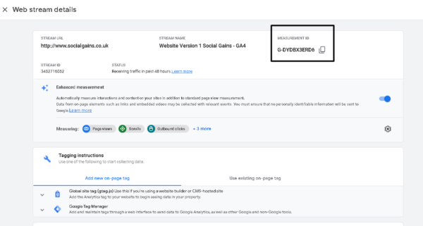 Creating A GA4 Test Property - Social Gains | Your AI Marketing Agency ...