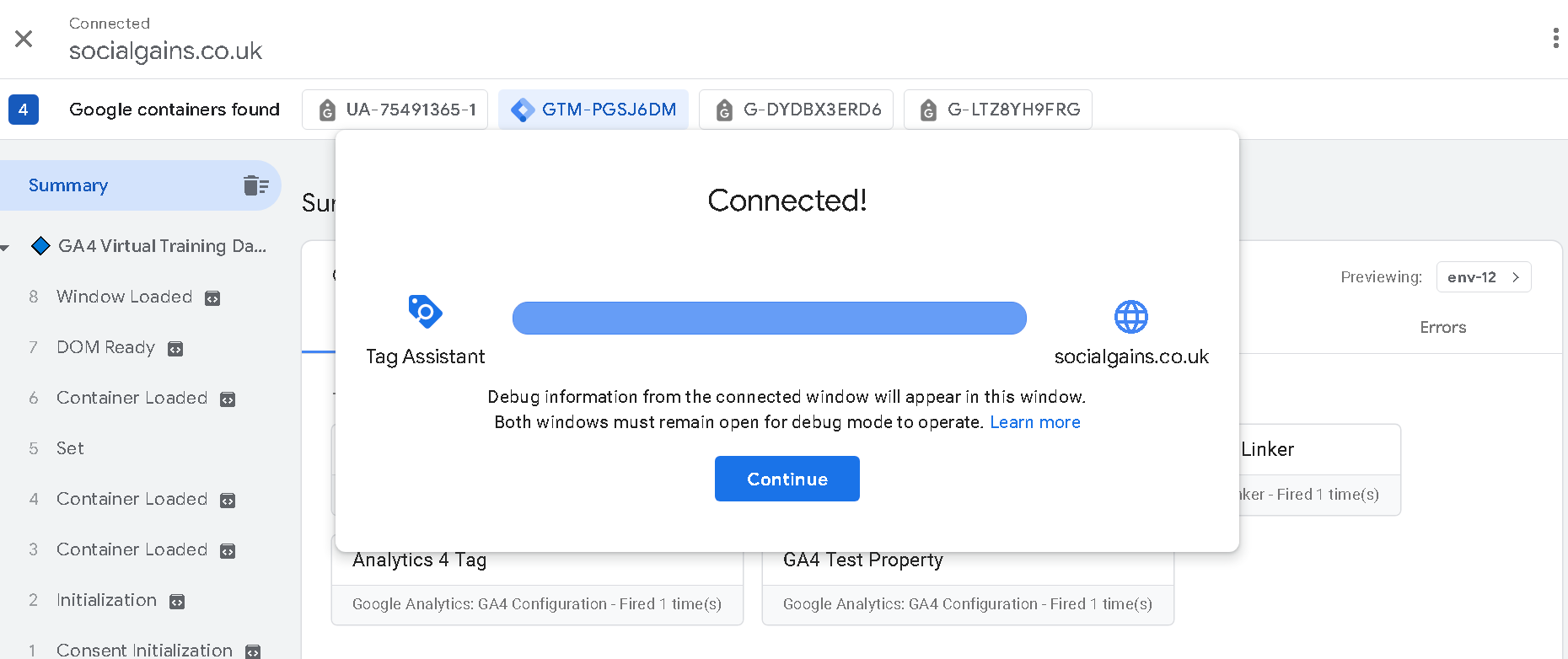 Creating A GA4 Test Property - Social Gains | Your AI Marketing Agency ...