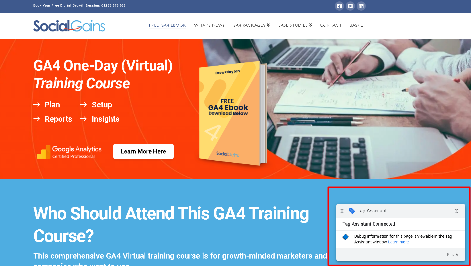 Creating A GA4 Test Property - Social Gains | Your AI Marketing Agency ...